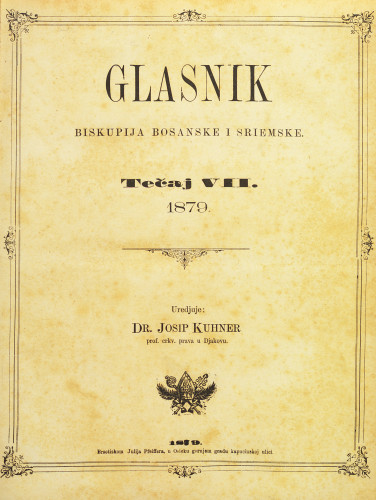 God. 7(1879) / uredjuje dr. Josip Kuhner