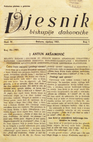 God. 4(1951) / glavni i odgovorni urednik dr. Zvonimir Marković; Marinko Prepunić
